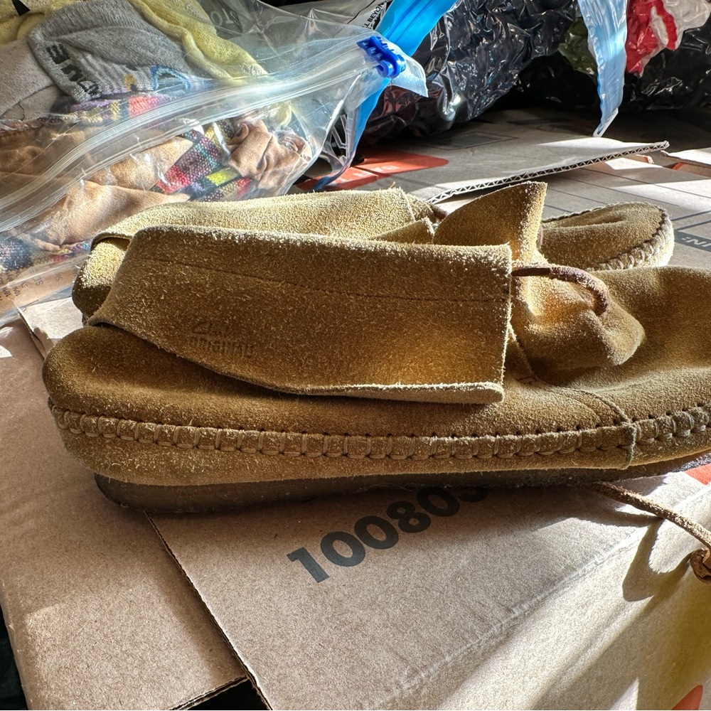 Clarks Tan Moccasins for Women